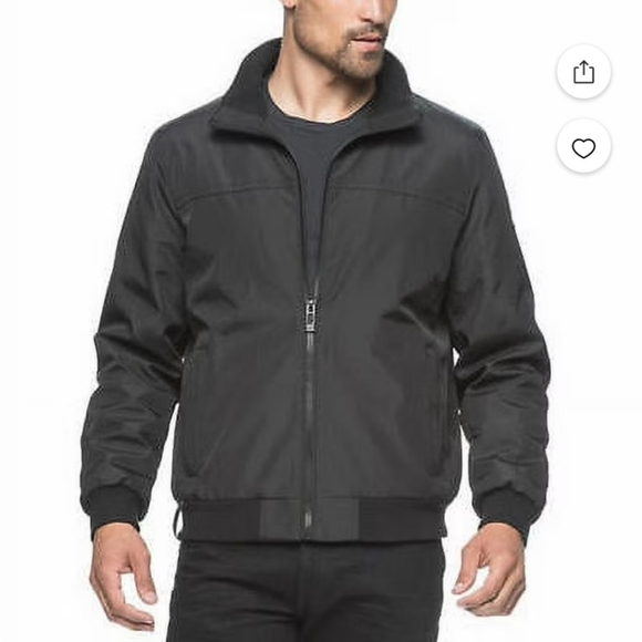 Andrew Marc Men's Black Bomber Jacket - Picture 1 of 8